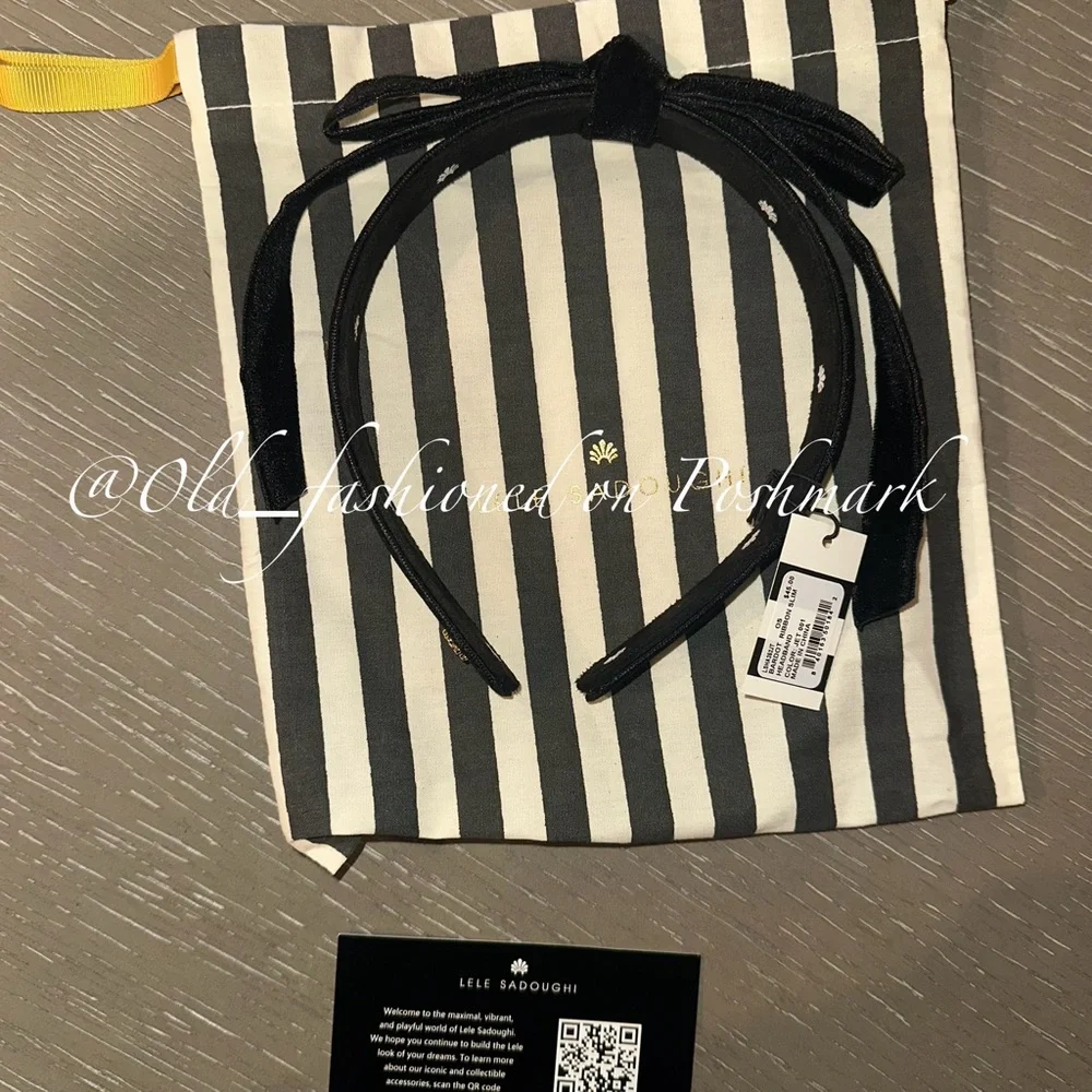 Price Firm - LELE SADOUGHI Bardot Ribbon Headband